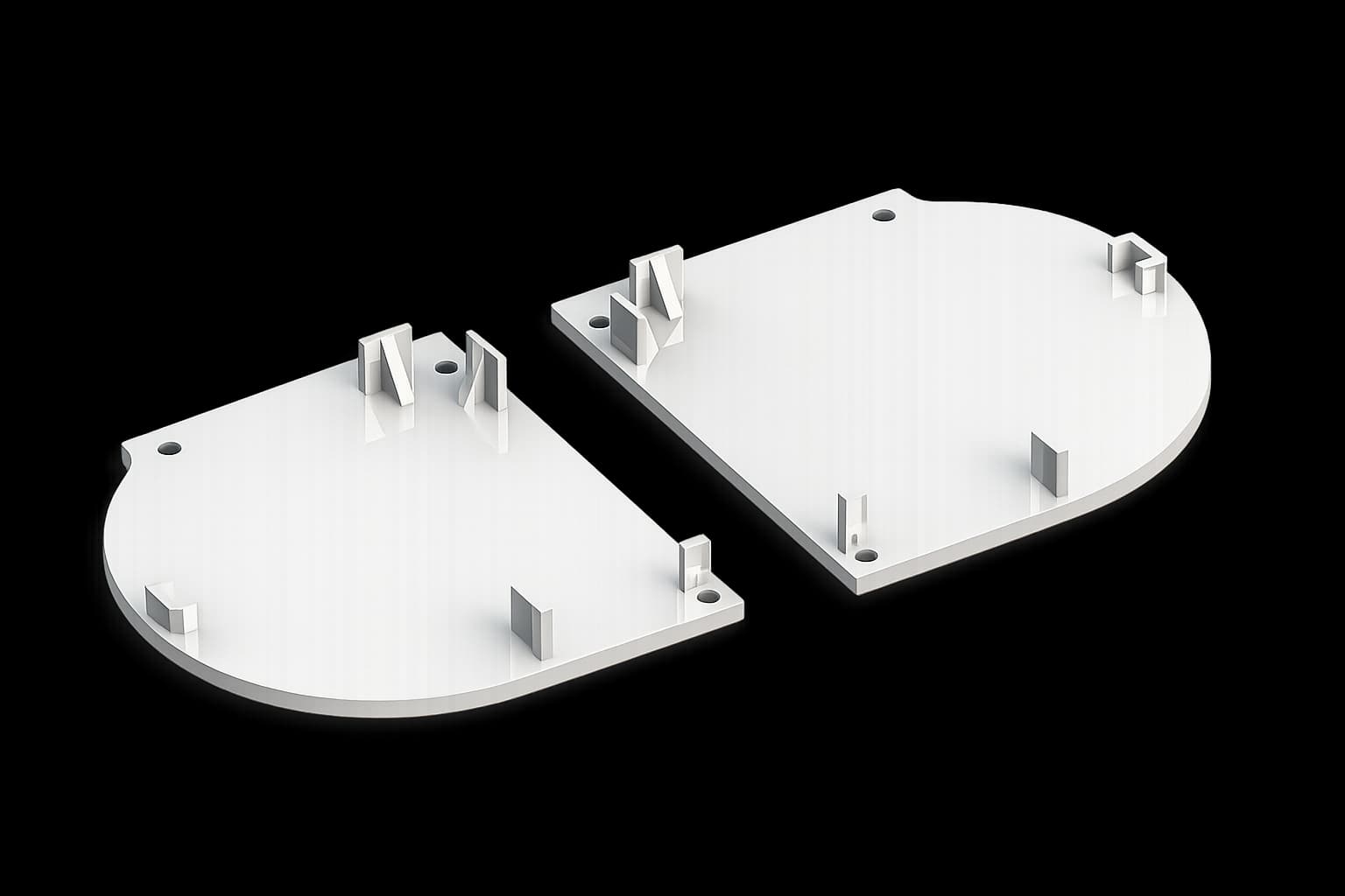 Tampa Do Bando Box 90mm Branco
